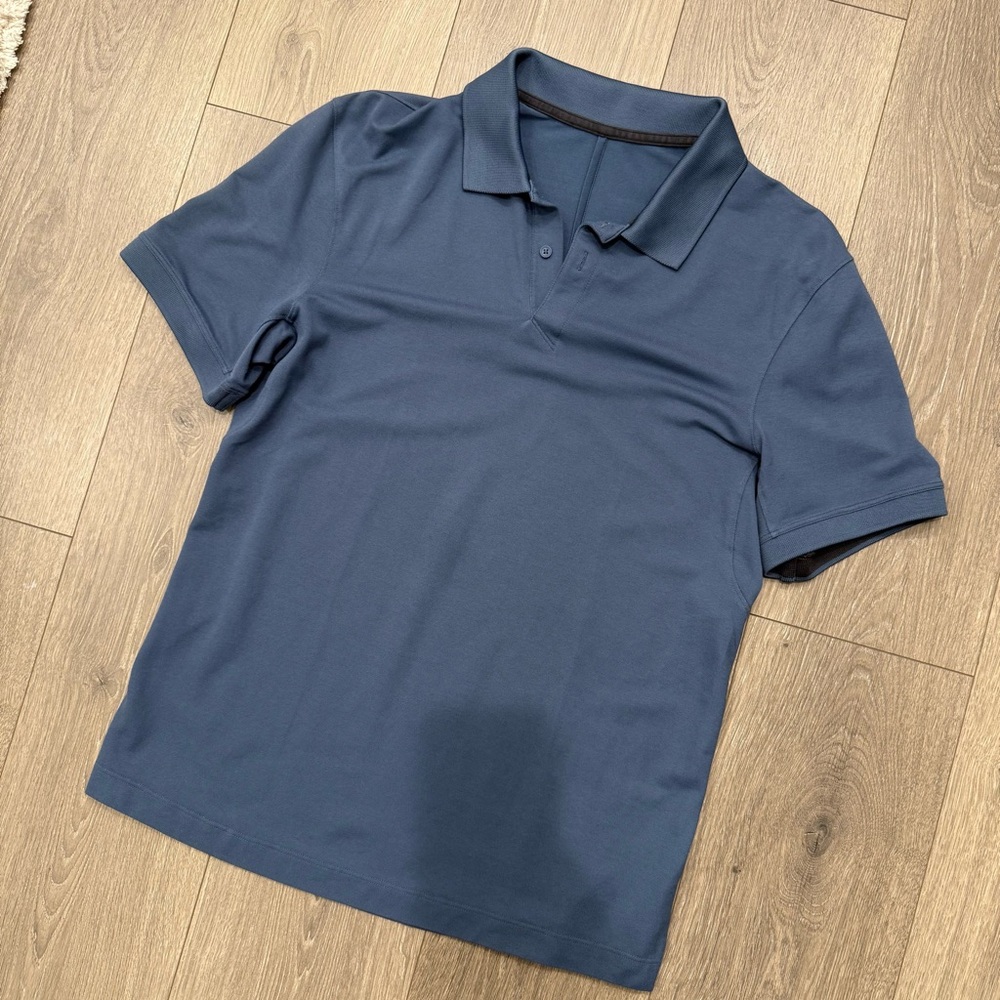 Lululemon Men's Navy Polo Shirt